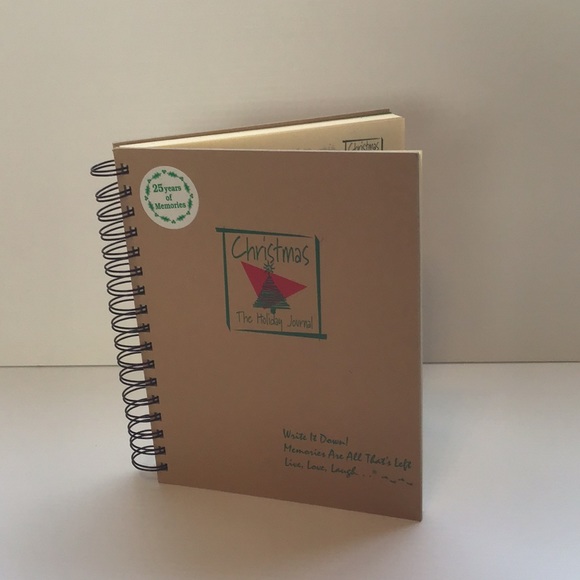 Vintage 1998 Christmas Journal 25 years of memories Simplebasic blank DIY rustic - Picture 15 of 15